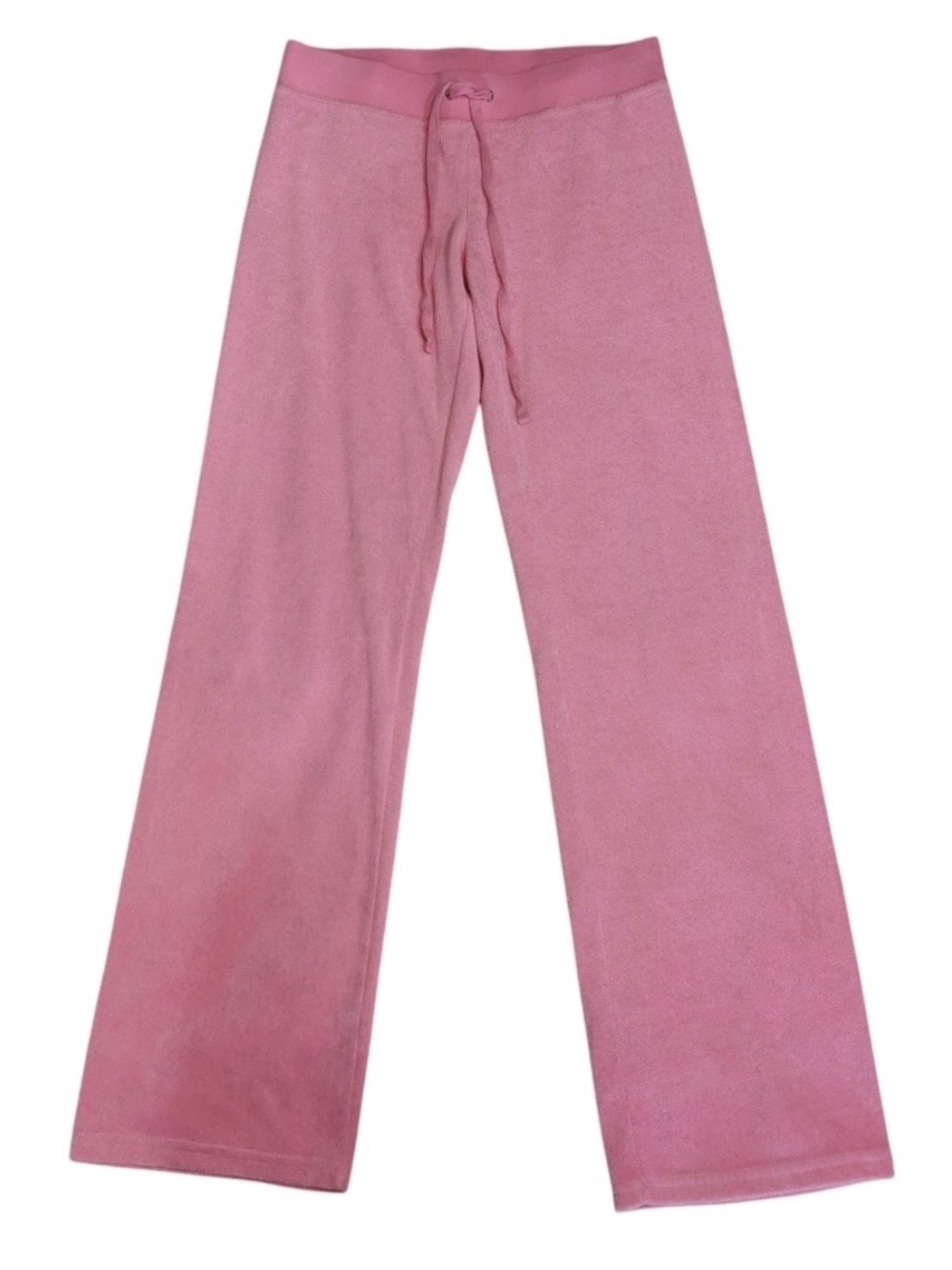 Juicy Couture Bubblegum Pink Plush Drawstring Lounge Pants size small
